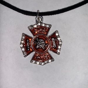 NWT  Firefighters Necklace by Cardinali Jewelry